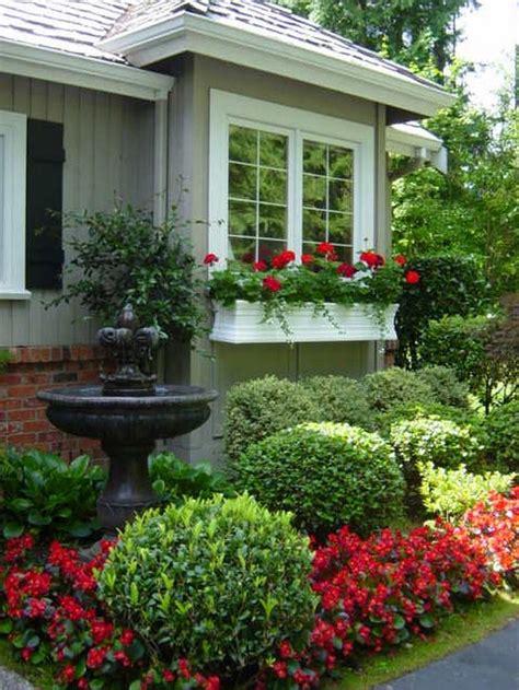 There are free plans to learn in the effort to get best values of desk under bay window. architecturemagz.com | Front yard landscaping design, Yard ...