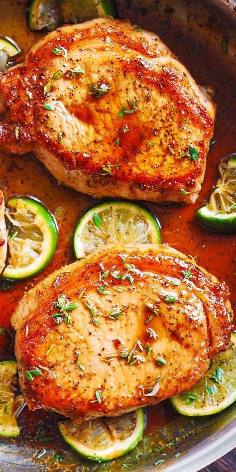 There are recipes for grilled, broiled, baked and sauteed pork chops that are sure to please the boneless pork chops are a versatile, yet underutilized cut of meat. Pan-fried pork chops with honey-lime balsamic glaze #dinner | Pork chop recipes baked, Pork chop ...
