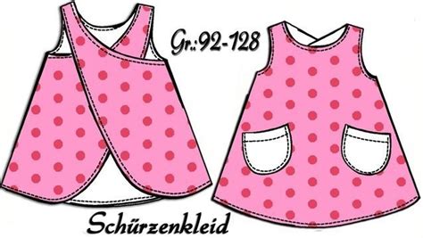Beim kauf des ebooks erhältst du dateien mit den schnittmustern in den. Schnittmuster Schürzenkleid Gr.:92-128 | Schürzenkleid ...