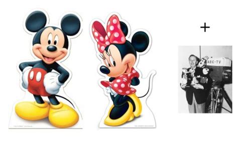 Buy Fan Pack Mickey Mouse And Minnie Mouse Lifesize Cardboard Cutout