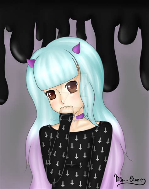 Pastel Goth Girl By Mio Chan Yaoi Love On Deviantart