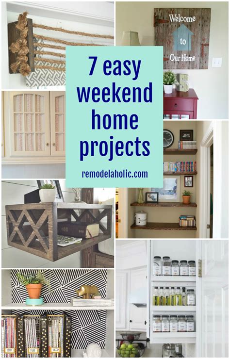7 Easy Weekend Home Projects Weekend Home Projects Home Projects