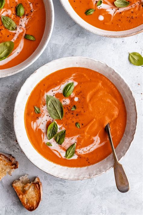 easy healthy cream of tomato soup recipe