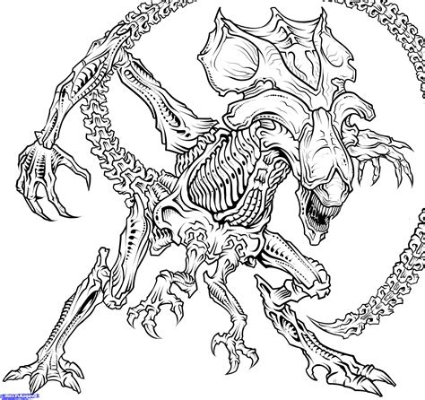 Select from 35919 printable coloring pages of cartoons, animals, nature, bible and many more. Do You Know How Many People Show Up At Xenomorph Coloring ...