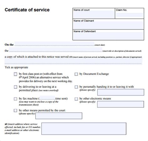 Employee Certificate Of Service Template The Best Professional Template