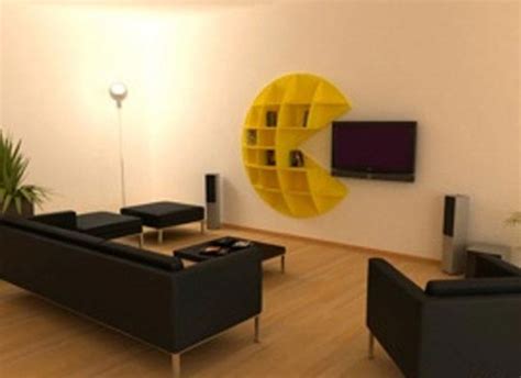 Funky Book Shelf Inspired By Pacman