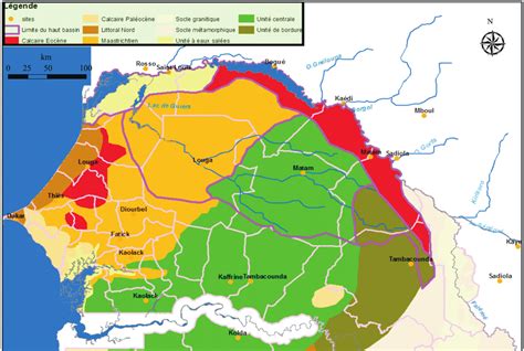 Hydrogeological Map Of The Senegal River Basin Source Omvs Soec13