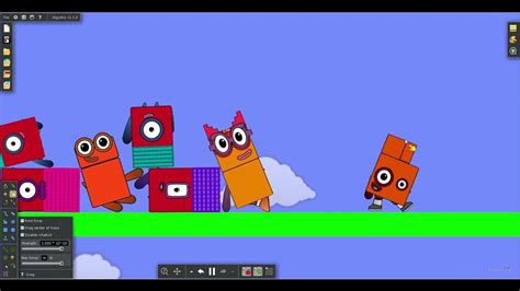 Numberblocks 11 To 2 Battle 4 In Algodoo No Sound Youtube