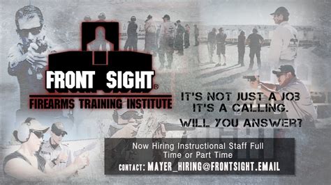 We did not find results for: Front Sight Firearms A Calling | Become a Firearms ...