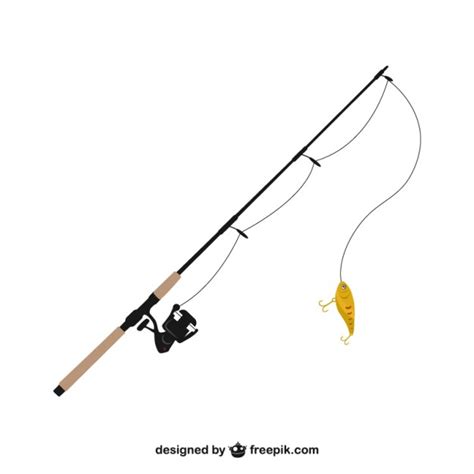 Fishing Pole Vector At Getdrawings Free Download