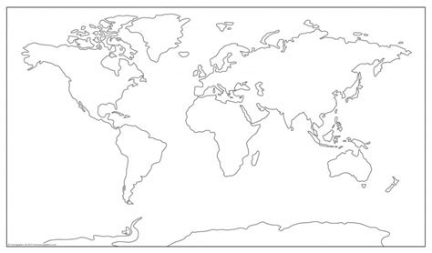World Map Outline Dr Odd World Map Outline Map Outline Free