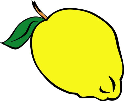 Download Fruit Lemon Yellow Royalty Free Vector Graphic Pixabay
