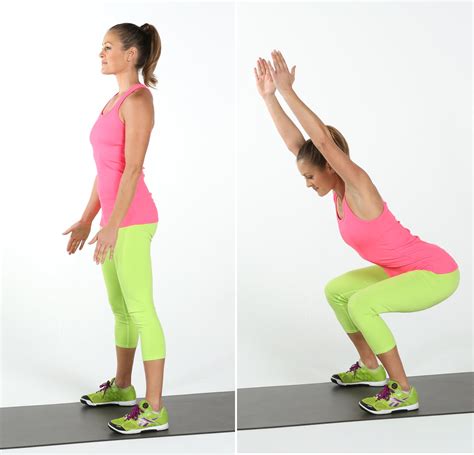 Air Squats Tone Your Entire Body Mostly Your Butt With This 4 Move