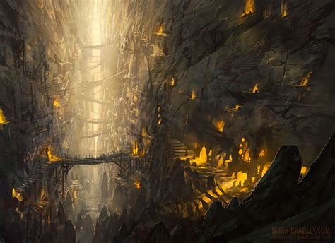 Art By Noah Bradley Fantasy Landscape Environment Concept Art