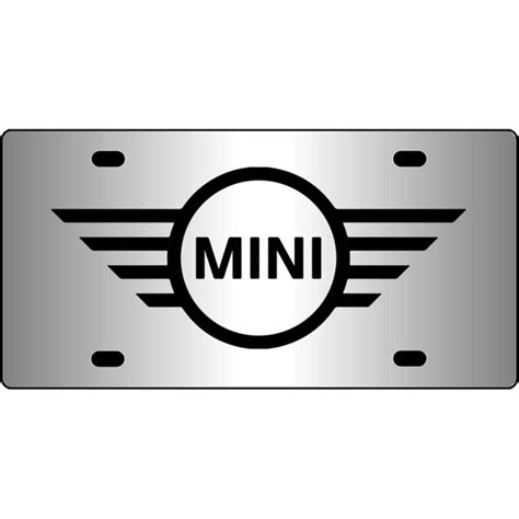Mini Cooper Logo Mirror License Plate