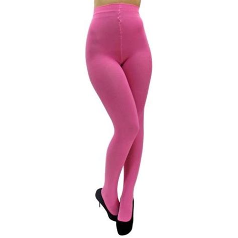 Luxury Divas Stretchy Opaque Pantyhose Tights Women S Pink Pink Tights White Tights Colored