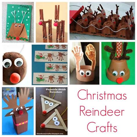 Christmas Reindeer Craft For Kids Emma Owl