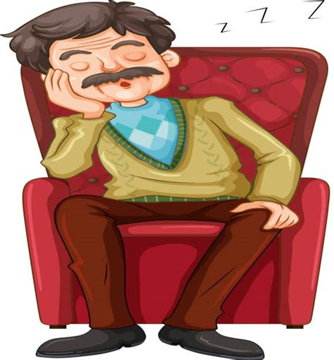 Old Man Sleeping Illustrations Royalty Free Vector Graphics And Clip Art