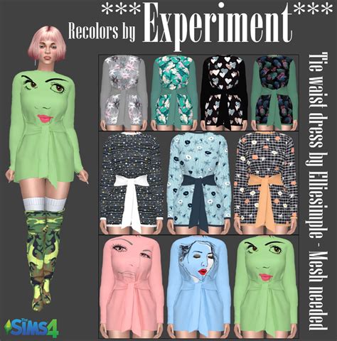 Sims 4 Ccs The Best Clothing Recolors By Experiment Images And Photos