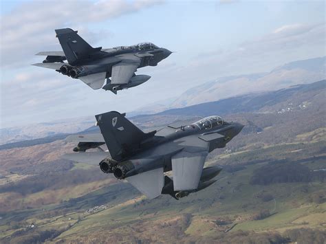 File:Two Tornado GR4 13 Squadron Royal Air Force based at RAF Marham