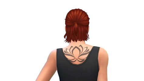 La Luna Rossa Sims Lotus Tattoo Sims 4 Downloads