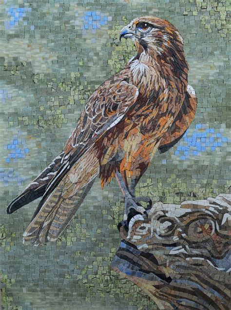 King Of The Skies Sparrowhawk Bird Mosaic Art Birds And Butterflies