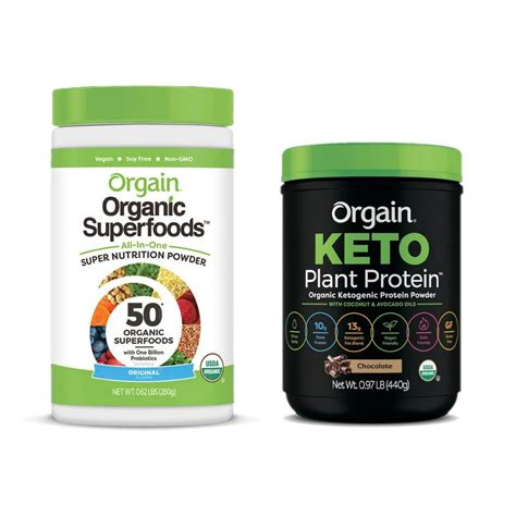 Orgain Organic Vegan Green Superfoods Powder With Antioxidants And 1