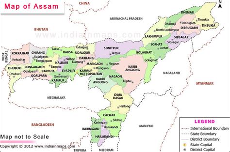 Map Of Assam Assam District Map Political Map Of Assam I Flickr