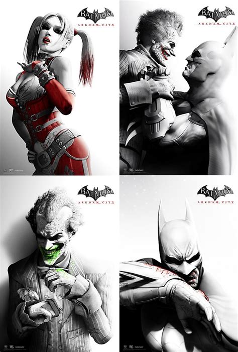 Great Poster Designs For Batman Arkham City