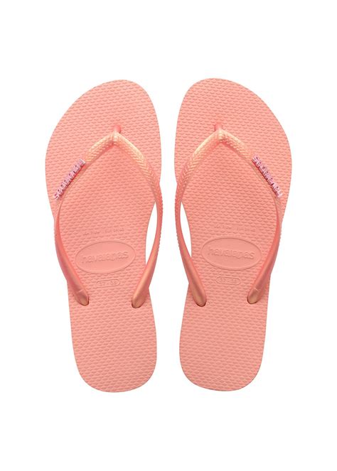 flip flops pink flip flops havaianas slim logo metallic light pink