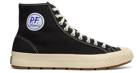 Wow, you definately were pfing in class. PF Flyers' Grounder Hi Sneakers Kicks it Old School