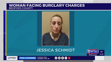 Bedford County Woman Arrested After Alleged Crime Spree