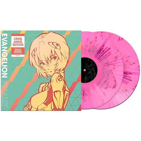 Vinyl Record Yoko Takahashi Megumi Hayashibara Evangelion Finally Pink