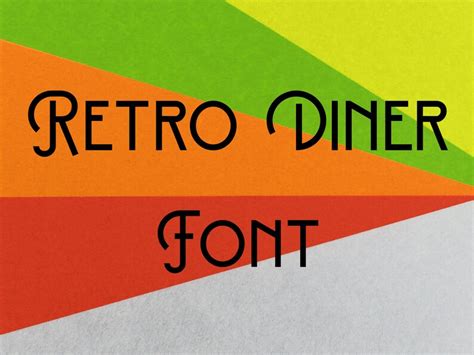 Retro Diner Font Svg Alphabet For Cricut Etsy