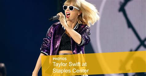 Taylor Swift At Staples Center Los Angeles Times