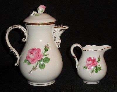 Meissen Pink Rose 6 3 8 Demitasse Coffee Espresso Chocolate Tea Pot W