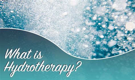 What Is Hydrotherapy And How Does It Work Walkin Tub Company