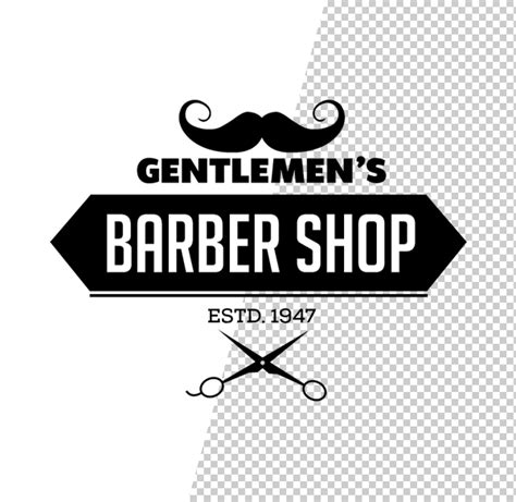Free Vintage Barber Shop Logo Templates Psd Graphic Design Junction