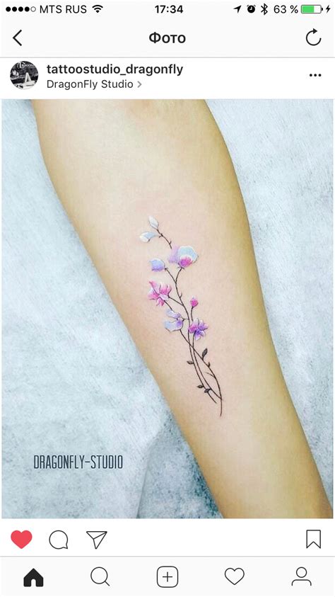 Cute Flower Wrist Tattoo Tattoos For Daughters Wrist
