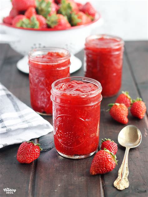 Basic Homemade Strawberry Jam The Cooking Bride