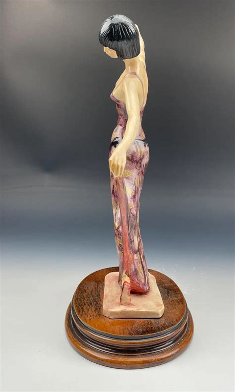 A Santini Italian Art Deco Flapper Dancer Dancing 15 Sculpture EBay