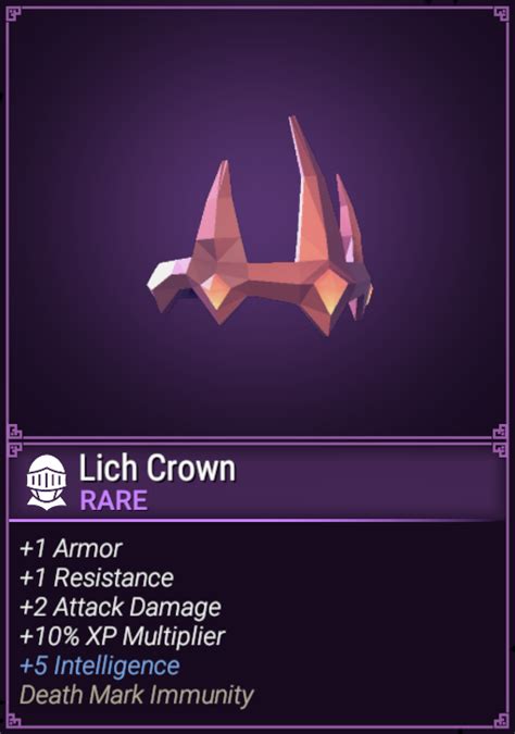 Lich Crown Official For The King Wiki