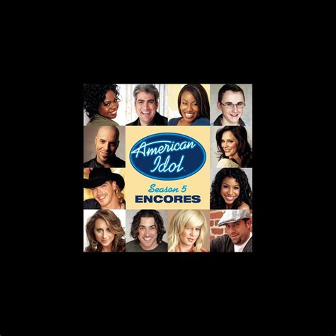 ‎american Idol Season 5 Encores By Various Artists On Apple Music