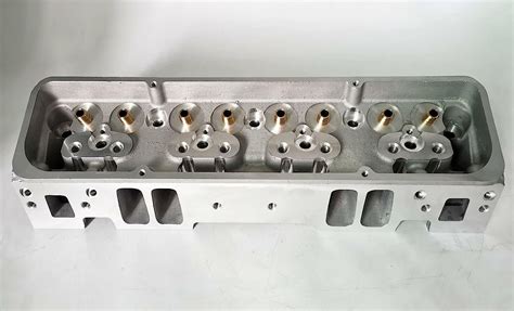 Sbc Small Block Chevy 350 400 Aluminum Bare Cylinder Head Angle Plug