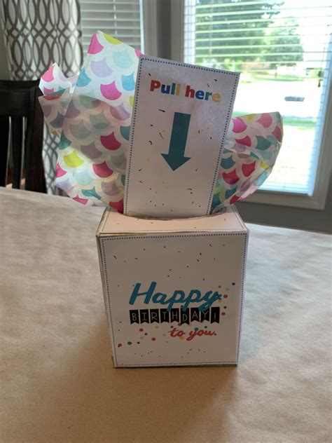 Its been fun coming up with. Birthday money box gift idea | My Inspiration Corner