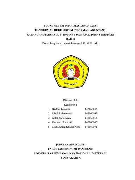 Sia sia saja is on facebook. Resume SIA Bab 14