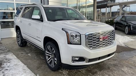 New White 2020 Gmc Yukon Denali Review Gsl Gm City Calgary Youtube