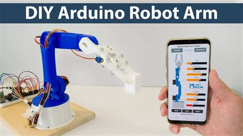 Diy Arduino Robot Arm With Smartphone Control How To Mechatronics