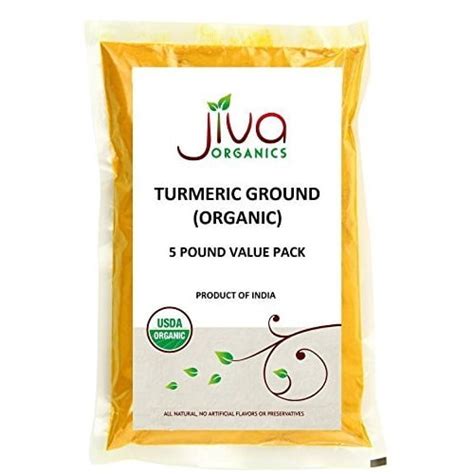 Jiva Organics Usda Organic Turmeric Powder Pound Bulk Bag Walmart Com