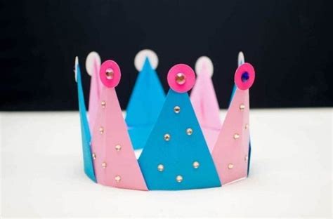 How To Make Paper Princess Crown No Scissors Or Cutting Required